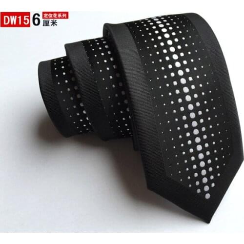 6cm Designers Skinny Ties Unique Polka Dots Necktie for Men Gift