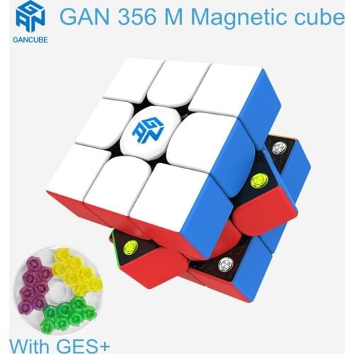 GAN cube 3x3x3 Magnetic pyramid magic cube 3*3*3 Speed cube GAN 356 RS Magic cube GAN 356 M 3x3x3 Puzzle cubo magico Game cube