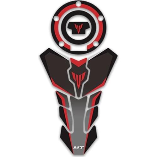 Motorcycle 3D Stickers Decoration Fuel Tank Cap Sticker Moto Fuel Tank Pad Decals For YAMAHA MT-07 MT-03 MT-09 mt07 With LOGO