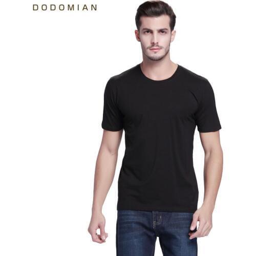 DO DO MIANCotton Casual Soft Mens T-shirts Quality Fashion Short Solid Men T-shirt Mens Shirts Men O-neck shirt L XL XXL XXXL