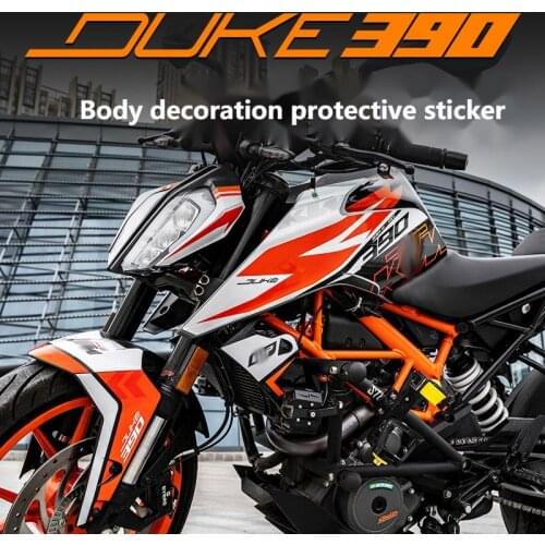 Motorcycle Sticker Engraving Decal Protective Body Film Plate Modification for Ktm Duke 390 250