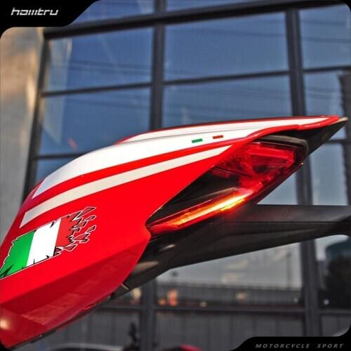 Motorcycle Tank Decals Tearing-exploding Rip Decals Case for Ducati Monster 696 821 796 795 Panigale 1099 1199 1299