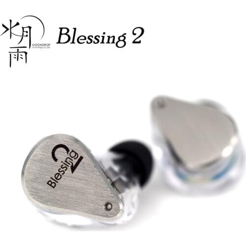 Original Moondrop Blessing 2 1DD+4BA Hybrid Technology Hifi Monitor In-Ear Earphones