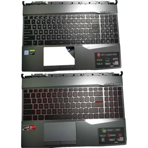 Original NEW Laptop Case Palmrest Upper Case with Touchpad Keyboard For MSI GE65 GL65 GP65 MS-16U1 Notebook Computer Case