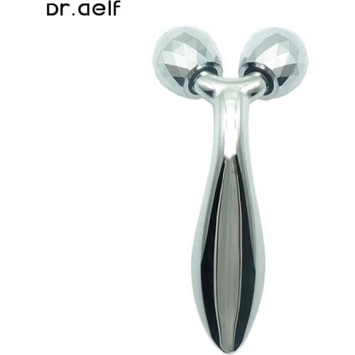 Dr.aelf 4D Roller Massage V Face Lift Facial Massager Instrument Beauty Tighten Skin Body Shaping Relaxation Thin Face Lift Tool