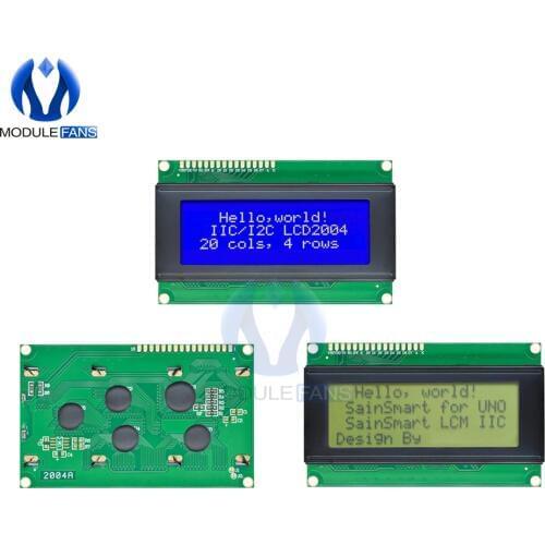 Blue Yellow Green Backlight LCD Module Display Monitor LCD2004 2004 20*4 20X4 DC 3.3V/5V Character Screen Board