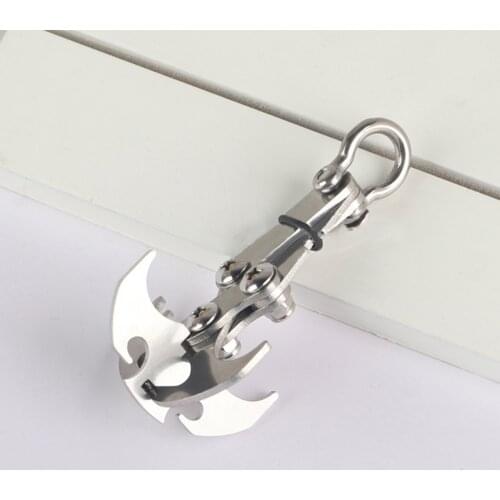 Stainless Steel Survival Folding Grappling Hook Outdoor Climbing Claw Accessories Gravity Hook Key Chain Car Traction Rescue EDC