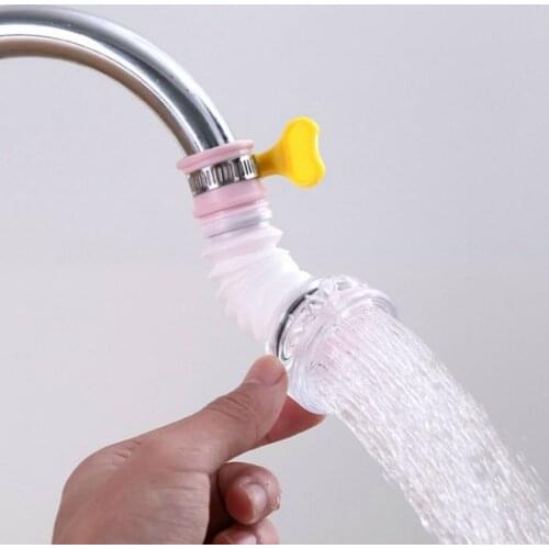 Wonderlife 360 Degree Adjustable Water Tap Extension Filter Shower Water Tap Bathroom Faucet Extender Kitchen Accessories