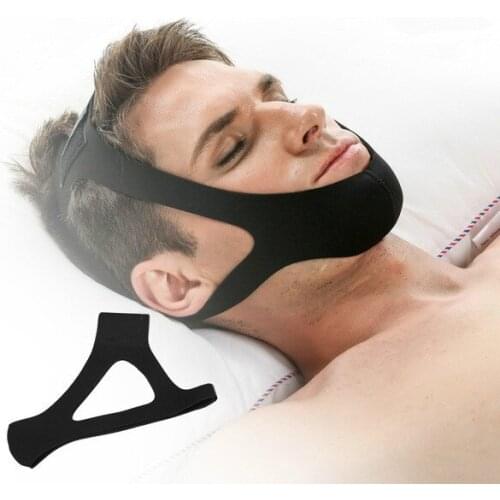 1Pc Neoprene Anti Snore Stop Snoring Chin Strap Belt Anti Apnea Jaw Solution Sleep Support Apnea Belt Sleeping Care Tools