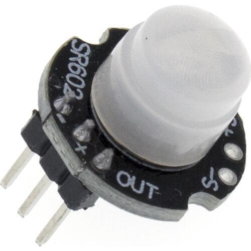 10pcs MH-SR602 MINI Motion Sensor Detector Module SR602 Pyroelectric Infrared PIR kit sensory switch Bracket Diy