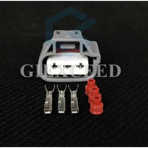 2 Sets 3 Pin 6189-0193 Wiper Water Jet Plug Socket For Toyota Automotive Connector
