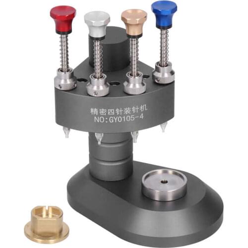 4 Pin Watch Hand Presser Watch Needle Installation Fitting Setting Machine Watch Part Repair Tool Accessory Watchmaker