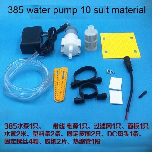 Free shipping 385 small miniature water pump water pump diaphragm pump water tank pump accessories 6-12 v computer