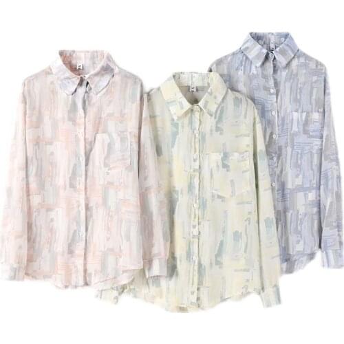 Блузки с принтом CFYH China At AliExpress