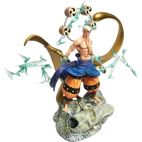 Exquisite Anime ONE PIECE Enel Figurine Action Figure Ornament Oversize Model Toy Birthday Gift Movie Collection Free Shipping