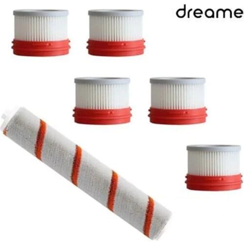 Hepa Filter Roller Brush for Dreame V8 V9 V9P V10 Handheld Wireless Vacuum Cleaner Accessories