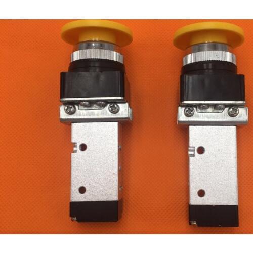 Ink pressure control button valve for flora LJ3208K LJ3208P LJ320K LJ320P solvent printer push-button activated 5/2 way switch