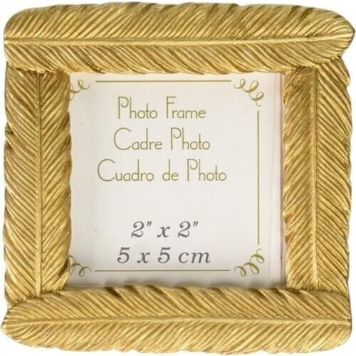 200pcs Creative Gold Resin Feather Photo Frame Place Card Holder Wedding Decoration Favors Bridal Shower Party Gifts ZA3652