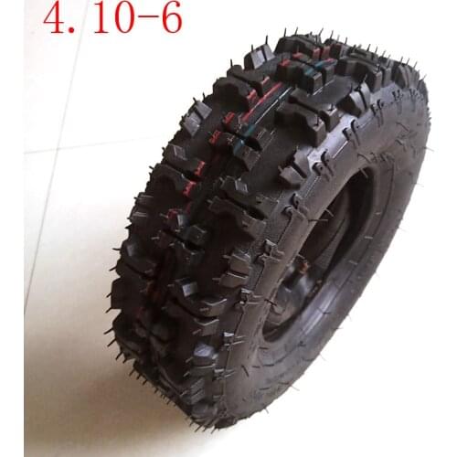 Lightning shipment 4.10-6 tyre ATV Quad Go Kart 47cc 49cc Chunky 12x4.10-6Tire inner tube Fit All Models