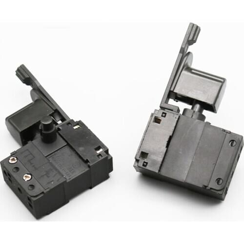 AC 250V/6A Lock ON Adjustable Speed Control CW/CCW Switch For Electric Hand Drill Power Tool Trigger Switches