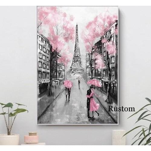 Landscape Canvas Eiffel Tower Wall Art Decoration for Home Pitures for Home Design Paintings On The Wall Frameless