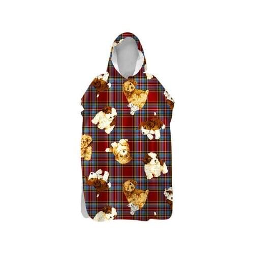 Adult&Child Cute Animal Beach Wetsuit Changing Robes With Hooded Quick Drying Cloak Bath Towel Outdoor Swimming Warm Bathrobe