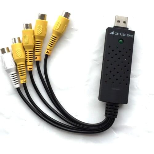 USB2.0 easycap video capture Surveillance System, 25 fps forPAL format, and 30 fps for NTSC format , Free shipping