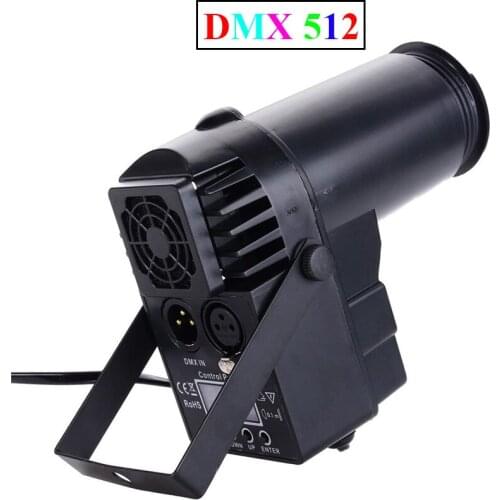 Thrisdar DMX512 Beam Pinspot Light 10W RGBW Led Stage Wash Spot lights for Dance Party DJ Disco Mirror Ball Wedding Show Decor