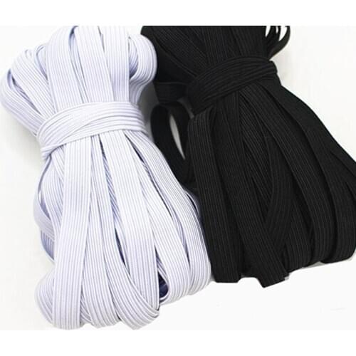 Thin Sewing Elastic Band Wide White Or Black High Elastic Flat Rubber Band, Waist Band, Thin Belt Sewing Garment Accessories DIY