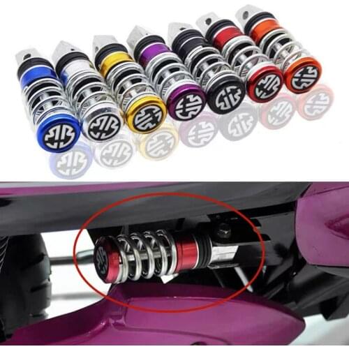 Universal Man Street Motorcycle Foot Rest Scooter Pedal Motorbike Modification Foot Peg with Spring 6 Color