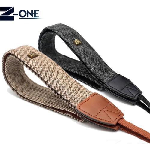 Universal Anti-slip Cotton Leather Camera Shoulder Neck Strap Belt For Nikon D7500 D5600 D5500 D5300 D3400 D850 D800 D500 D5 D4