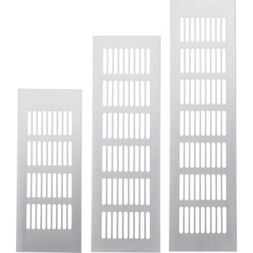 4Pcs Wide Aluminum alloy Air Vent Ventilation Grille For Closet Shoe Cabinet Air Conditioner