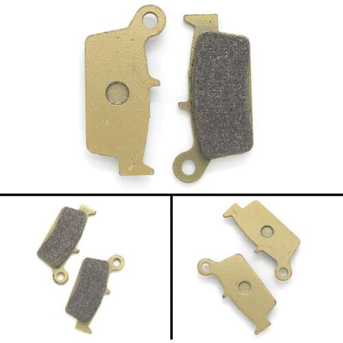 Rear Motorcycle Brake Pads For Goes G125 G250 XM For Hyosung RX400 WXE125 For TM MX85 JR MX125 MX250 SM250 MX300 MX400 EN450