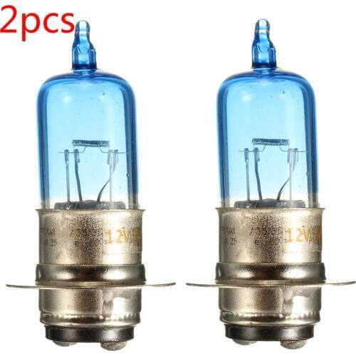 2pcs/lot 35W ATV Lamp 12V H6M Base Motorcycle Headlight Bulb for Kawasaki for Honda for Suzuki For Yamaha Banshee