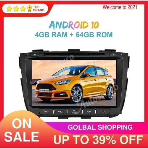 Android 10 4GB+128G Car GPS Navigation for KIA SORENTO 2013 2014 2015 Head Unit Auto Stereo RadioTape Recorder Multimedia Player