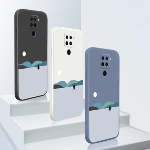 Lens Protection Case For Xiaomi Redmi Note 10 10S 9T 9 8 7 Soft Liquid Silicone Phone Cover For 9 9A 9T K40 K30 K20 Pro Case