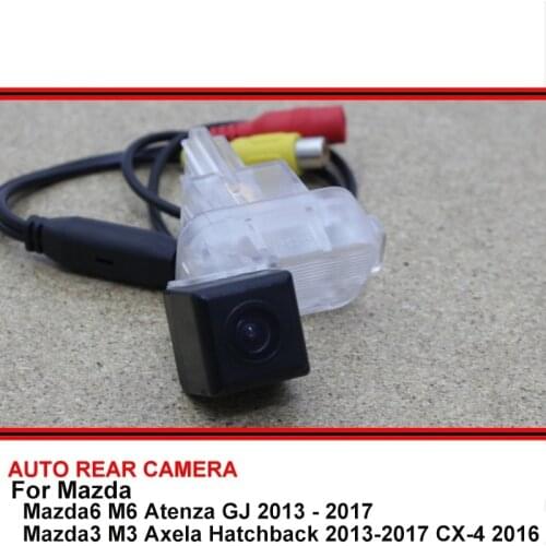 For Mazda 6 3 Mazda6 Atenza GJ Mazda3 Axela Hatchback CX-4 Night Vision Car Reverse Backup Rearview Parking Rear View Camera HD