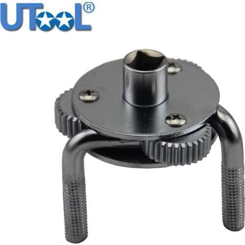 65-130mm Auto Oil Filter Wrench Car Repair Tools Adjustable Two Way Oil Filter Wrench 3 Jaw Remover Tool For Cars Trucks