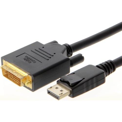 Active DisplayPort to DVI Cable, DP to DVI-I, Eyefinity Multi-Screen Support,White (6ft/1.8M)