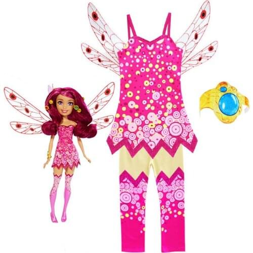 Halloween Costumes for Kids Girls Mia and Me Clothing Set Mia Cosplay Costume Children Birthday Party Carnival Clothes for Girl