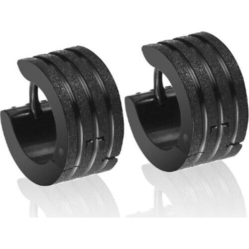 Stainless steel titanium steel male and female stud earrings earrings earrings