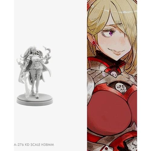 38MM Resin model kits figure beauty colorless and self-assembled A-276