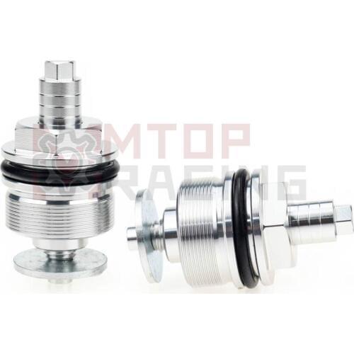 Preload Fork Cap For Yamaha SRX400 (Japan Version 1985) SRX600 (1986-1987 Euro Version) Fork Adjustable Fork Bolts Silver 36mm