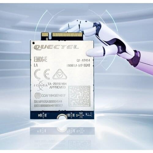 EM06-E EM06 EM06ELA-512-SAGS FDD-LTE/TDD-LTD 4G LTE-A UMTS/HSPA+ Cat6 300Mbps M.2 form factor module for EMEA/ APAC/ Brazil