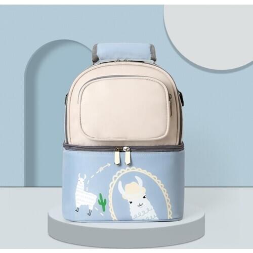 1pcs Backpack Fresh-keeping Waterproof Ice Pack Thermal Lunch Box for Lunch Travel Backpack Mommy Nursing Bag Baby Care