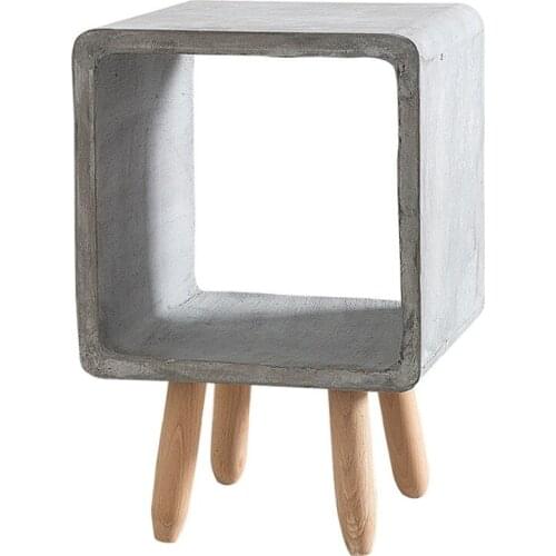 Northern European-Style Cement Newspaper Rack Creative Home Decoration Modern & Minimalism Multi-Functional Storage Tea Table