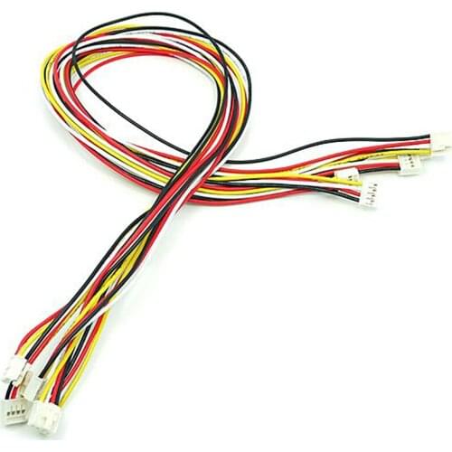 Grove - Universal 4 Pin Buckled 50cm Cable (5 PCs Pack), Latch Compatible