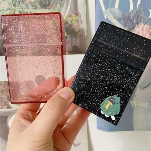 3 Inch Polaroid Photo Storage Box Blingbling Transparent Photo Storage Box Photocard Holder Card Holder Instax Polaroid Albumes