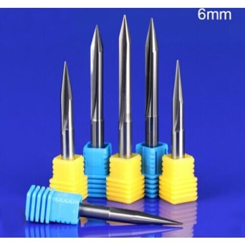 6mm 2flute straight slot Engraving cutter CNC machine tools woodworking carving knife deep embossing cutter bit