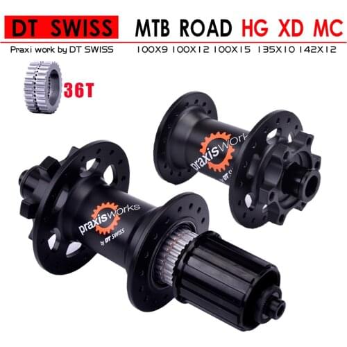 Praxisworks disc bremse rennrad hub gerade pull versiegelt lager Super licht Die zentrale lockDrum welle 32H MTB NABEN DT SWISS